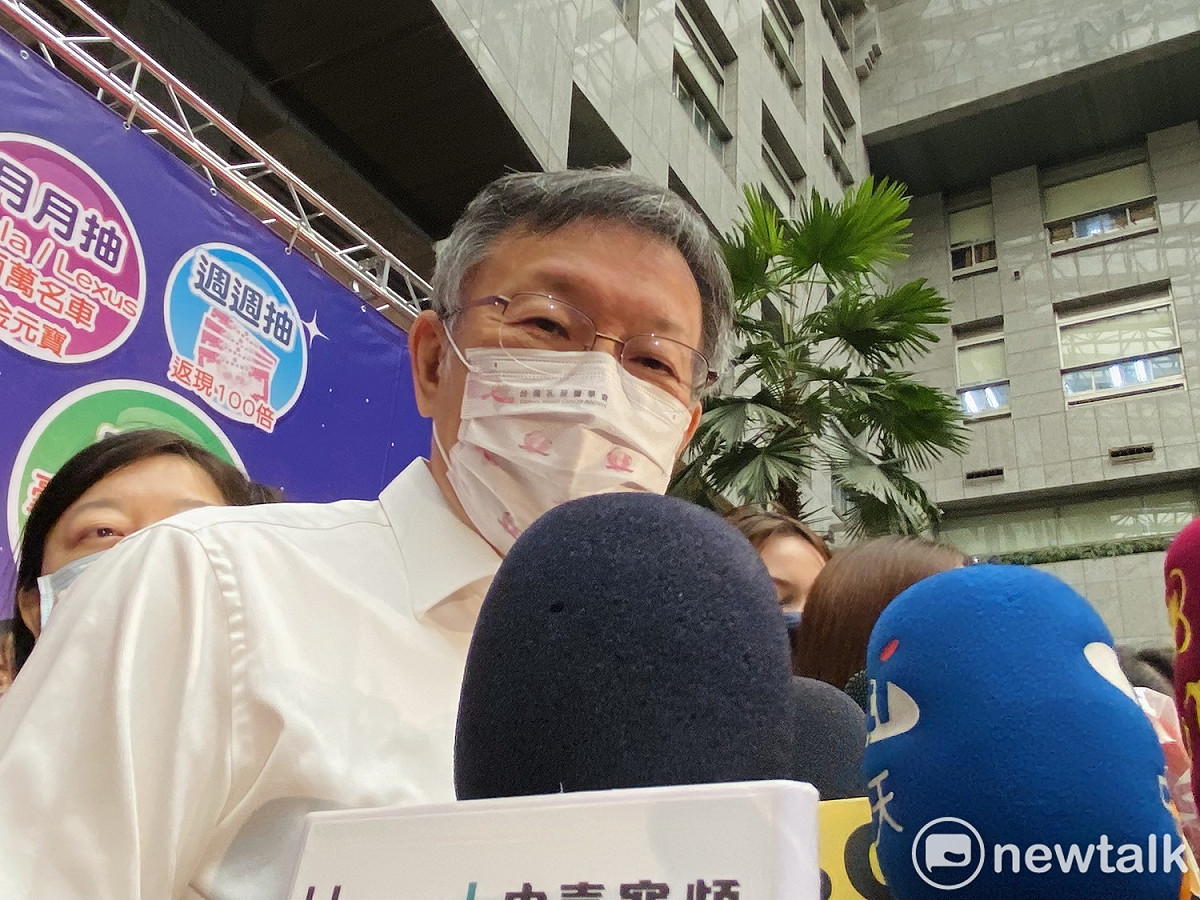台北市長柯文哲。 圖：周煊惠 / 攝
