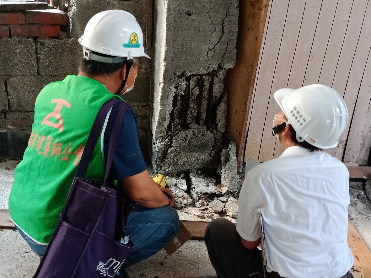 高市三大公會現場勘查。 圖：高市工務局提供
