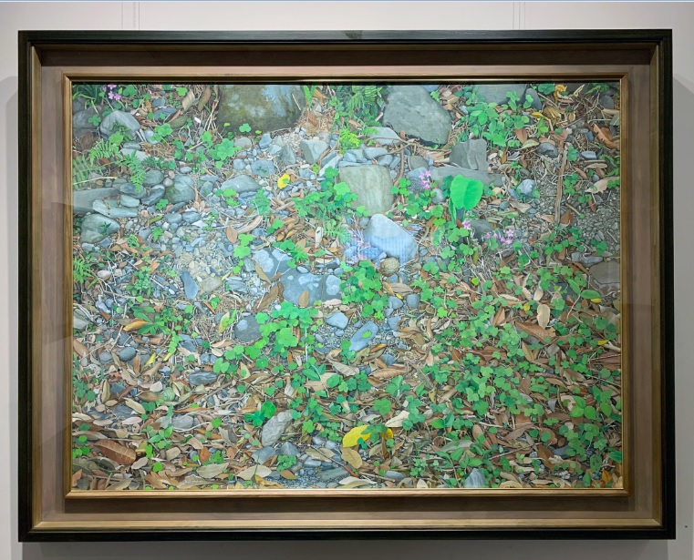 此次展出的代表作品，圖為《地景11》。 圖：新北市文化局提供
