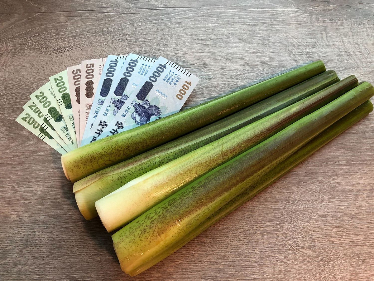 五倍券購買新北茭白筍享買一送一優惠。 圖：新北市農業局提供