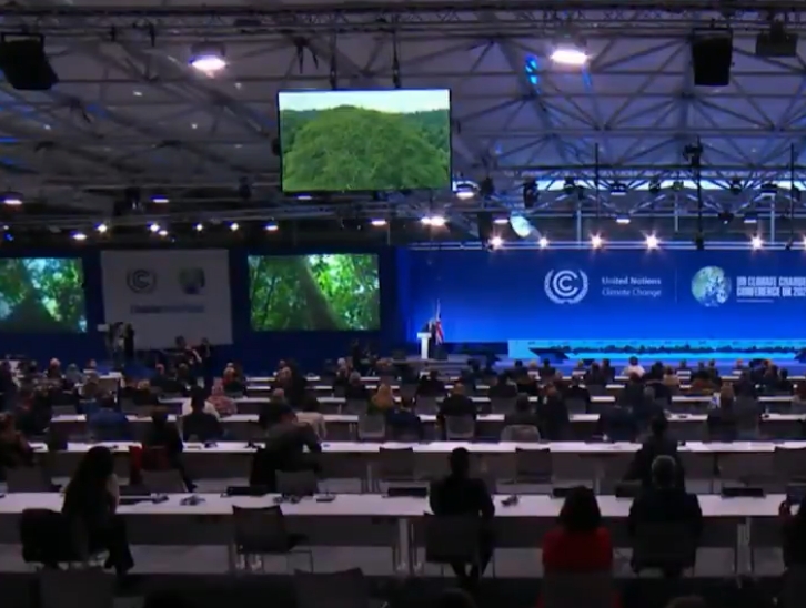 聯合國氣候變化綱要公約第26次締約方會議（COP26）31日登場。這場重要峰會是自1995年以來，世界領袖第26度齊聚一堂，共同應對全球暖化的問題。 圖：翻攝自COP26推特