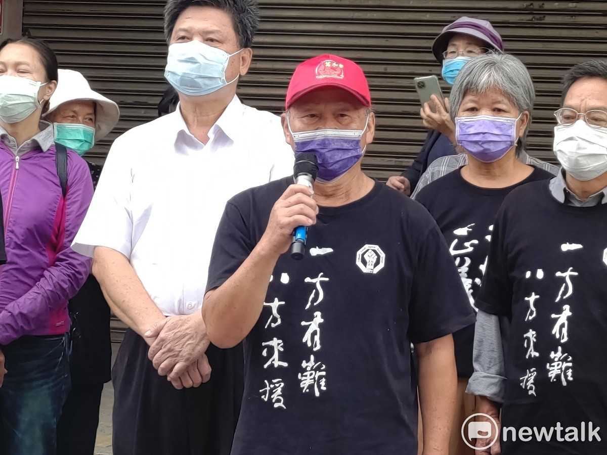 黎明幼兒園長林金連宣布參加台中第二選區立委補選。 圖：黃建豪/攝