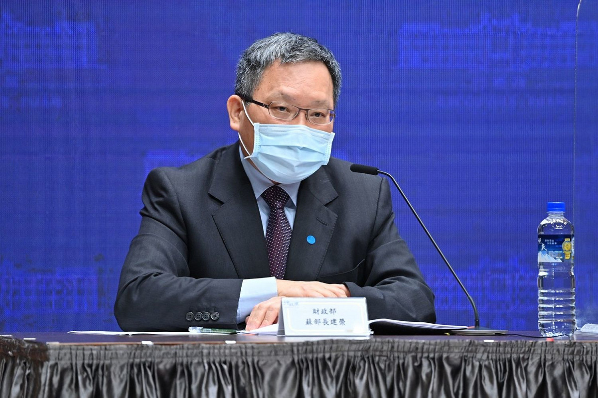 財政部長蘇建榮。 圖：行政院提供