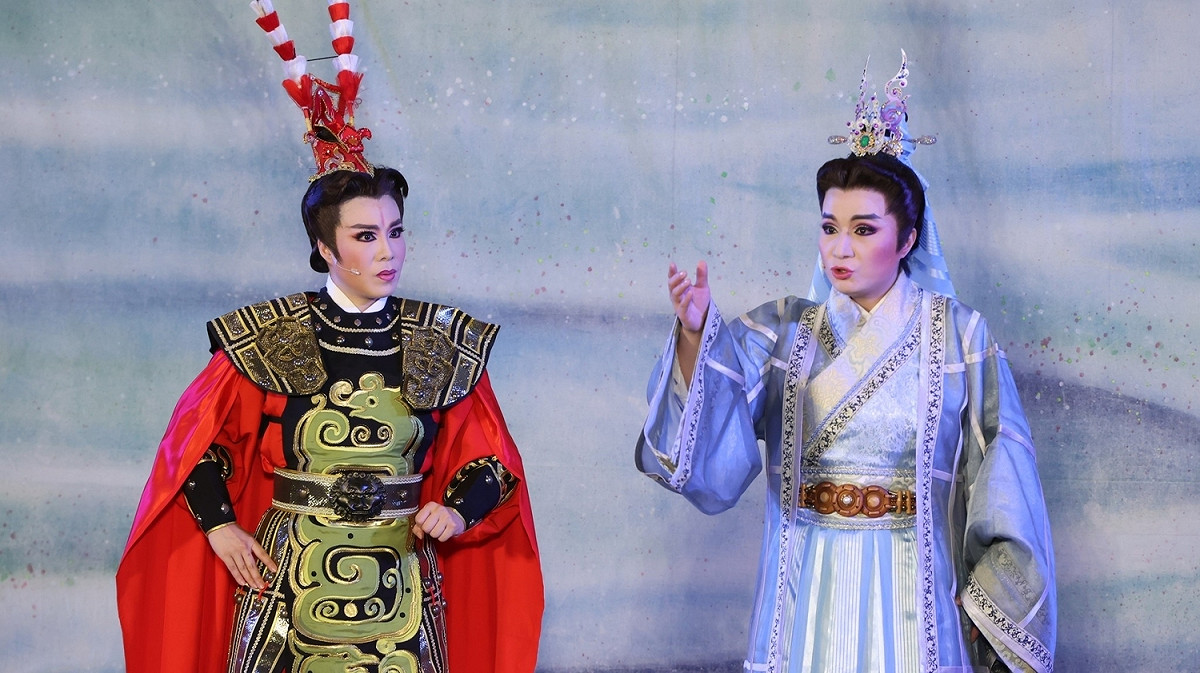 一心戲劇團於10月30日在「110年新北市巷弄藝起來巡演」精采演出。 圖：新北市文化局提供