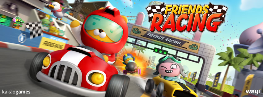 華義國際今（5）日正式宣布取得以人氣 IP「KAKAO FRIENDS」為題材的可愛競速手遊《FRIENDS RACING》台港澳代理權 圖：華義國際/提供