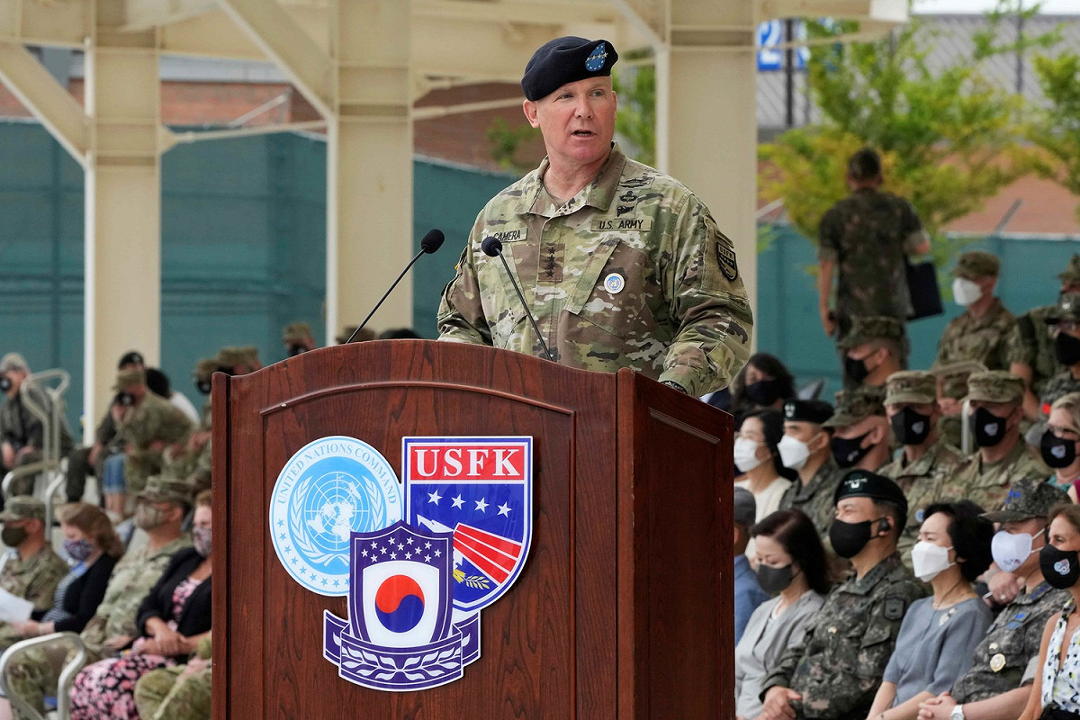 韓美聯合司令部司令保羅·拉卡梅拉（ General Paul J. LaCamera ） 圖：達志影像/美聯社