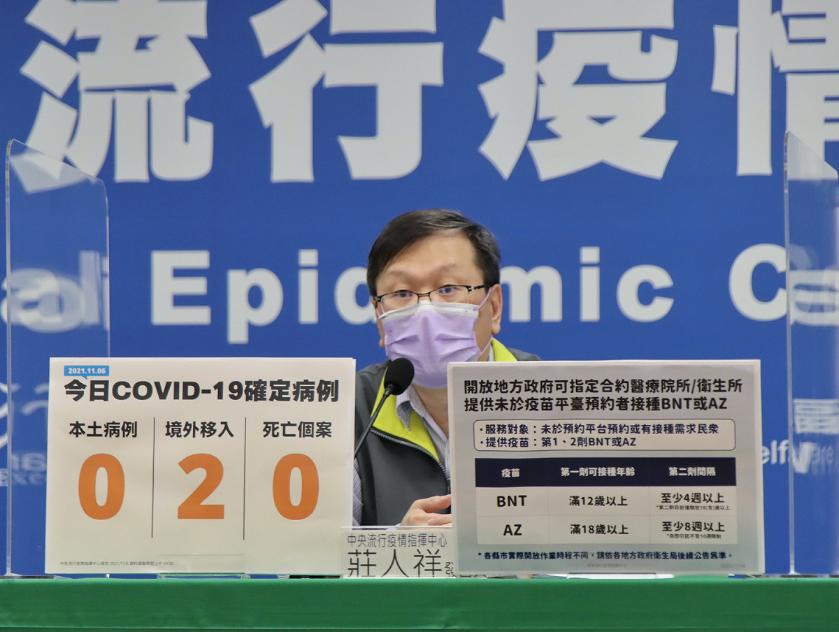 疫情指揮中心發言人莊人祥。 圖：中央流行疫情指揮中心/提供