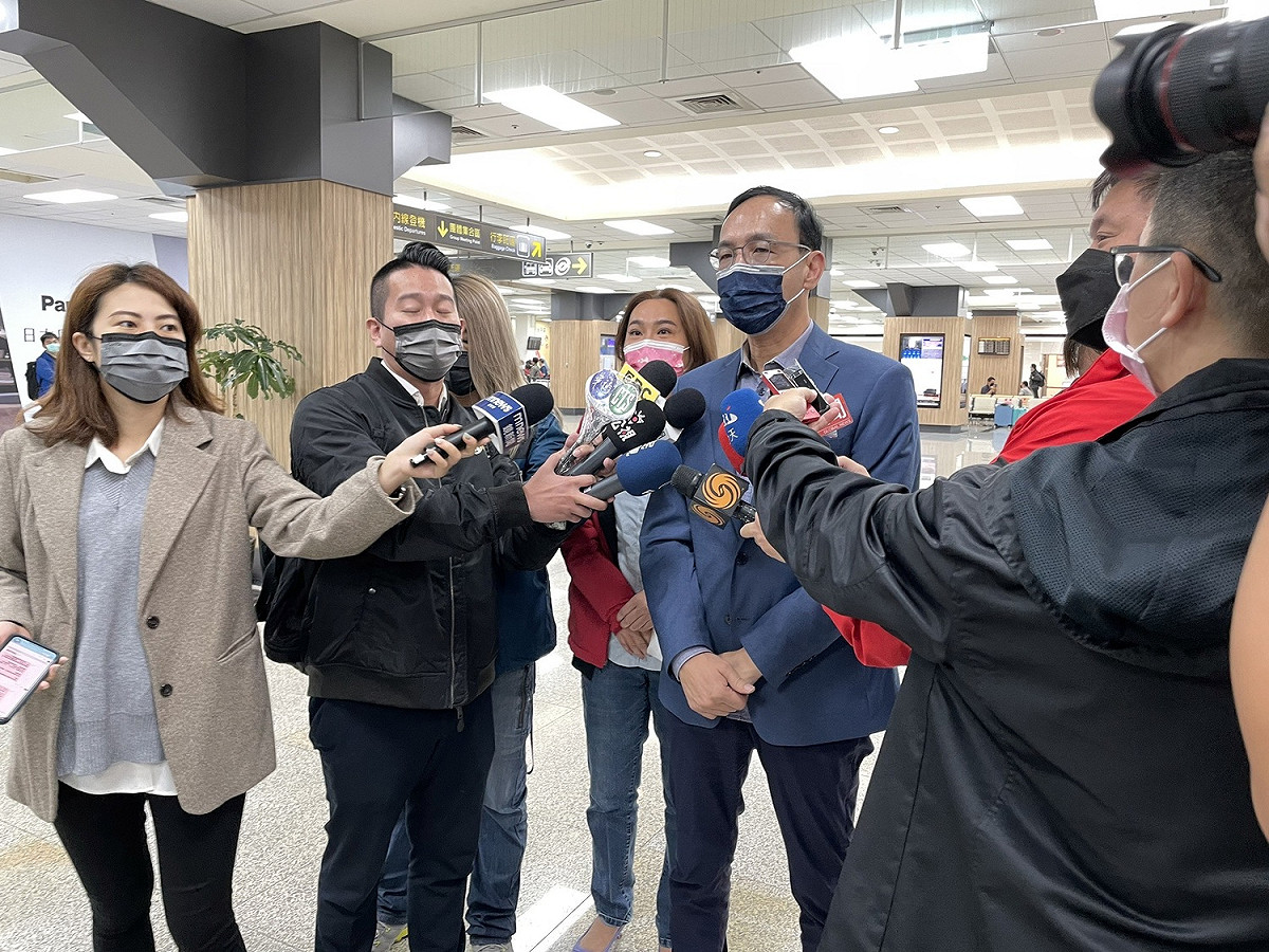 國民黨主席朱立倫受訪。 圖：國民黨文傳會/提供