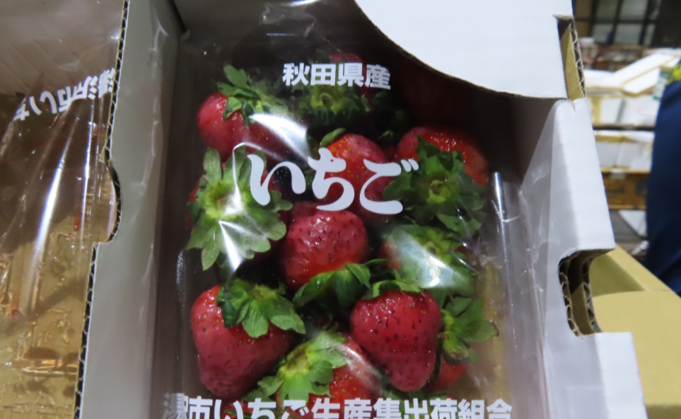 日本秋田草莓被驗出農藥殘留量超標。 圖：食藥署／提供