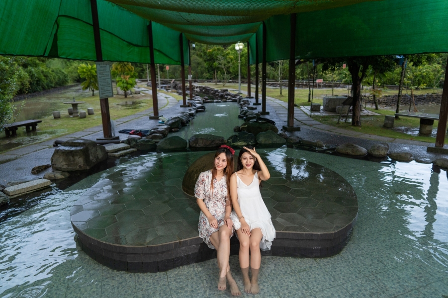 龜丹溫泉體驗池。 圖：台南觀旅局／提供