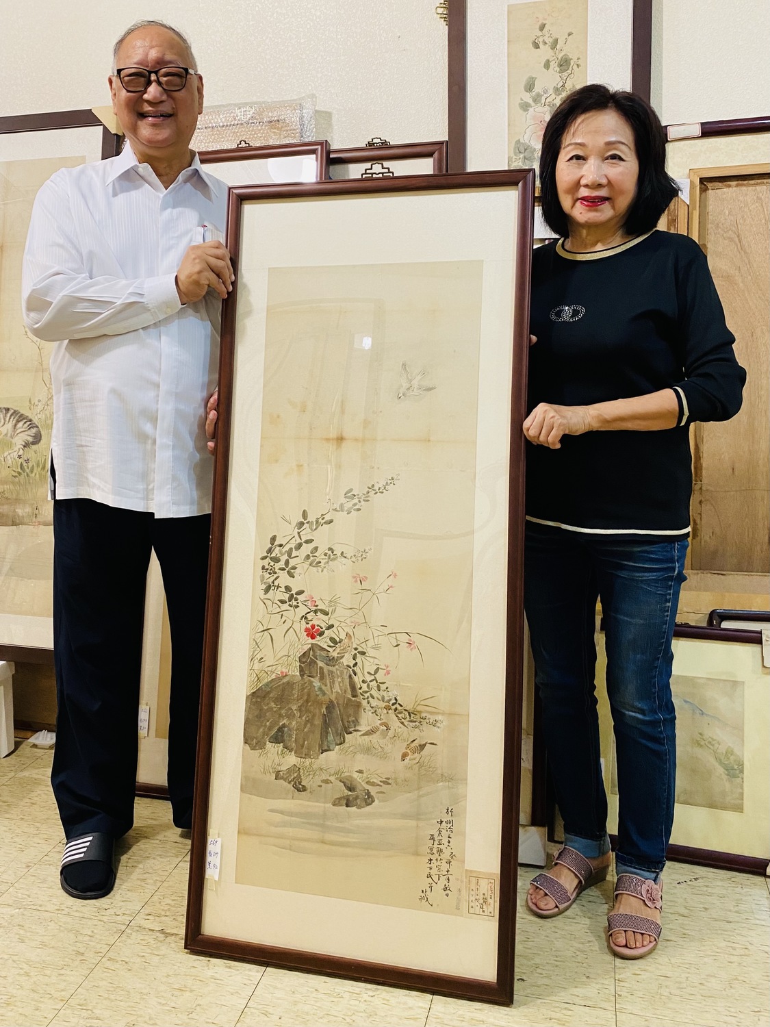 日本畫家木下靜涯是影響臺灣東洋畫風發展的重要人物之一，他在臺的舊居即將對外開放。 圖：淡水古蹟博物館提供