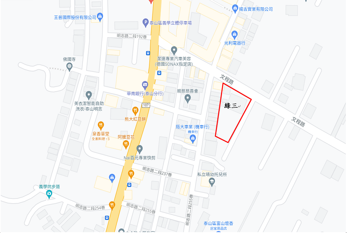 綠三停車場位置圖。 圖：新北市交通局提供