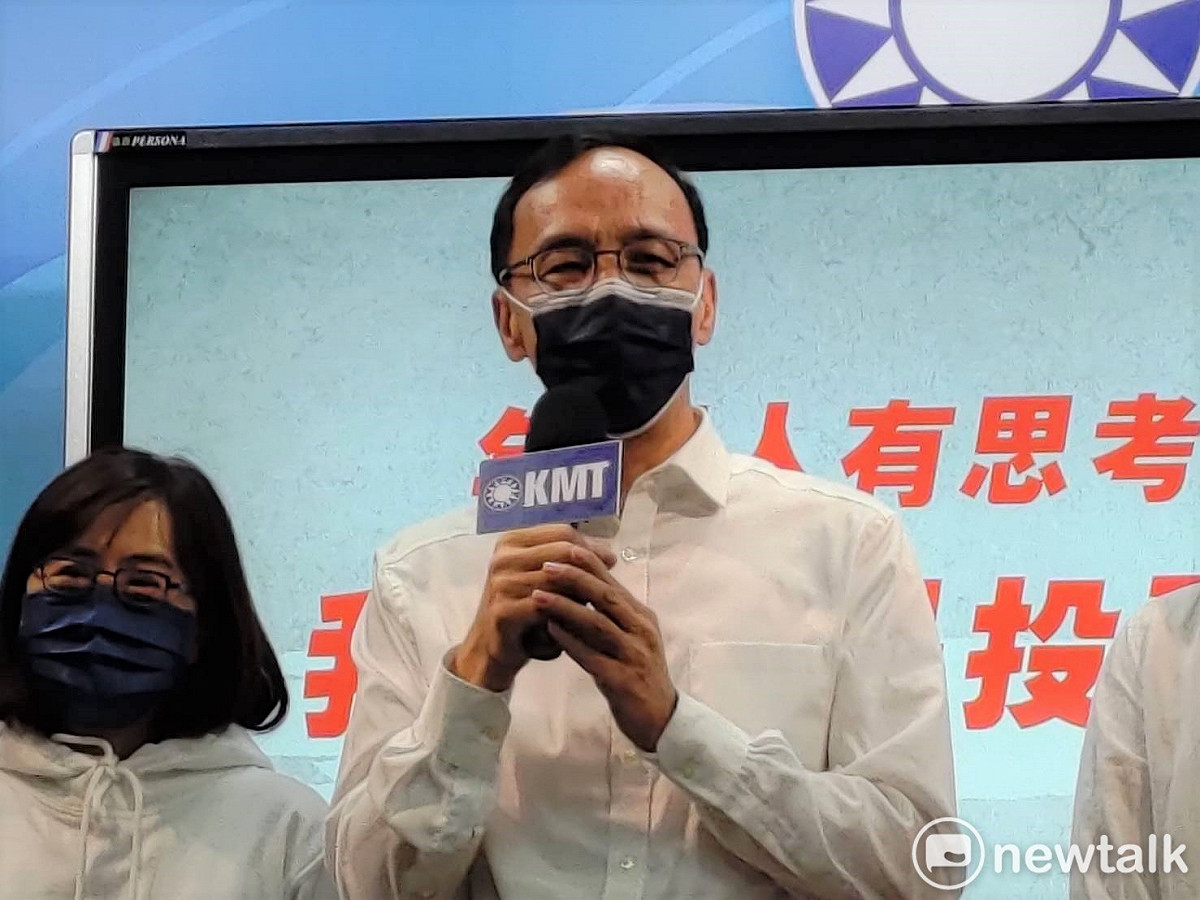 國民黨主席朱立倫。 圖：黃建豪/攝（資料照片）