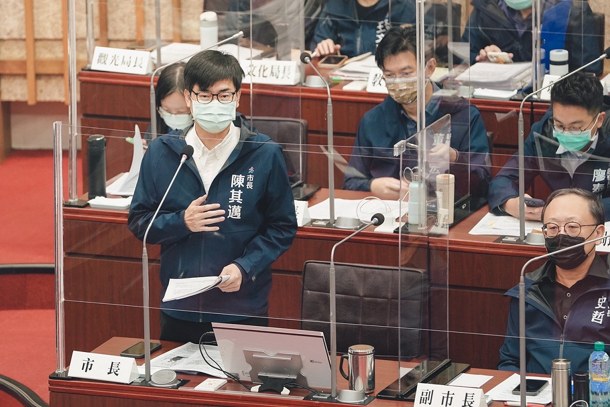 陳其邁為台積電落腳高雄感謝蔡英文總統、蘇貞昌院長。 圖：高雄市政提供