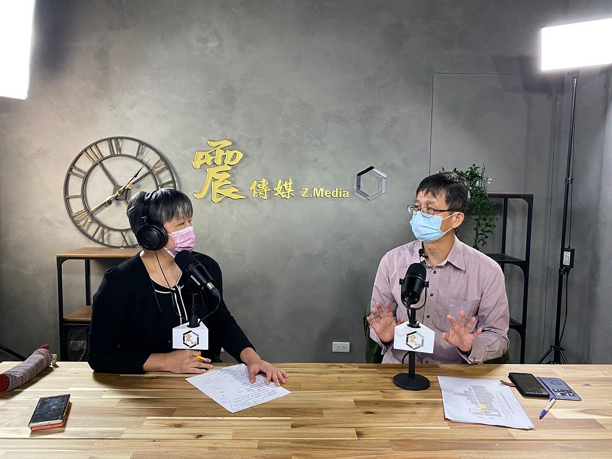 前環保署副署長詹順貴今（11日）接受網路節目主持人黃光芹專訪。 圖：《震傳媒》提供