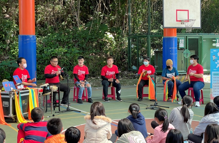 新北傳藝進校園 當百年淡水南北軒遇見北海岸百年老校。 圖：新北市文化局提供