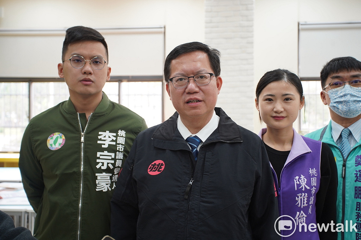 鄭文燦憶及李應元總是充滿活力。勇敢堅持民主自由，是追求民主的典範。 圖：林昀真/攝