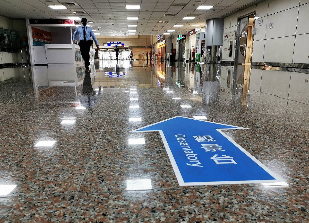 桃機表示，觀景台參觀民眾與入境旅客動線將分流。 圖：桃園機場公司／提供