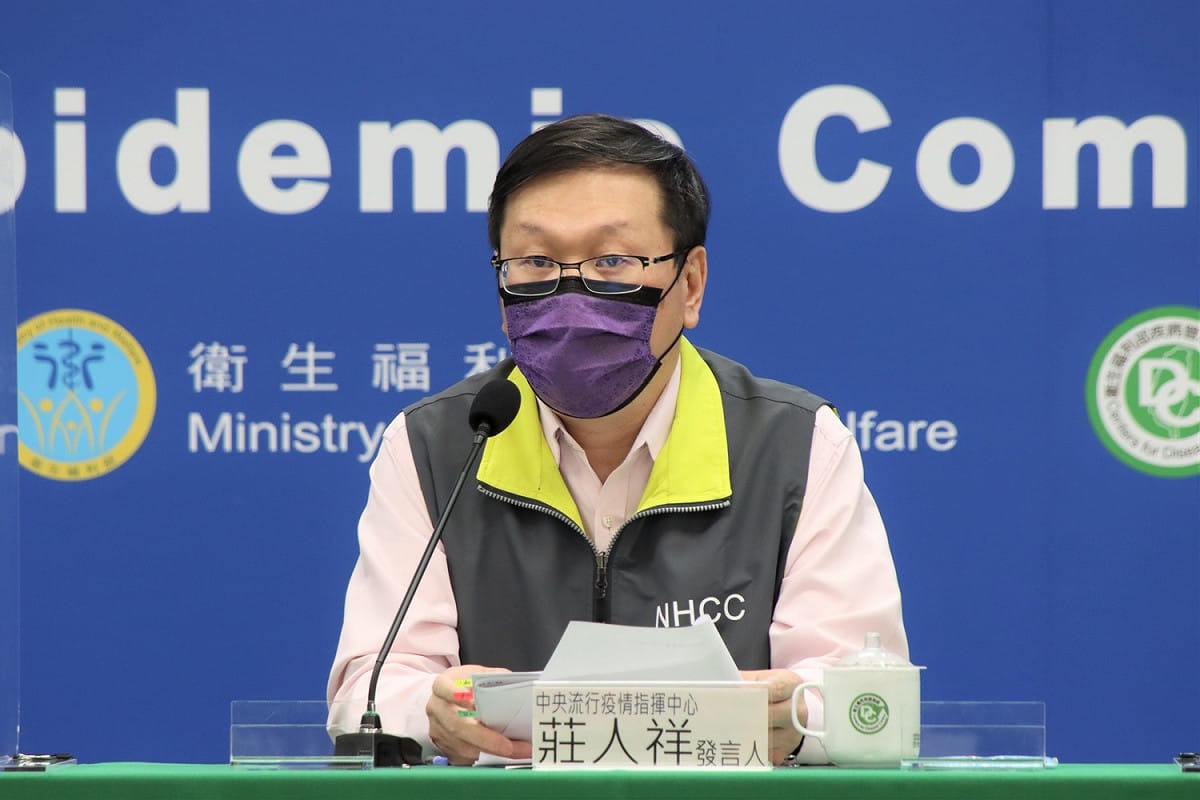 指揮中心發言人莊人祥。 圖：中央流行疫情指揮中心／提供