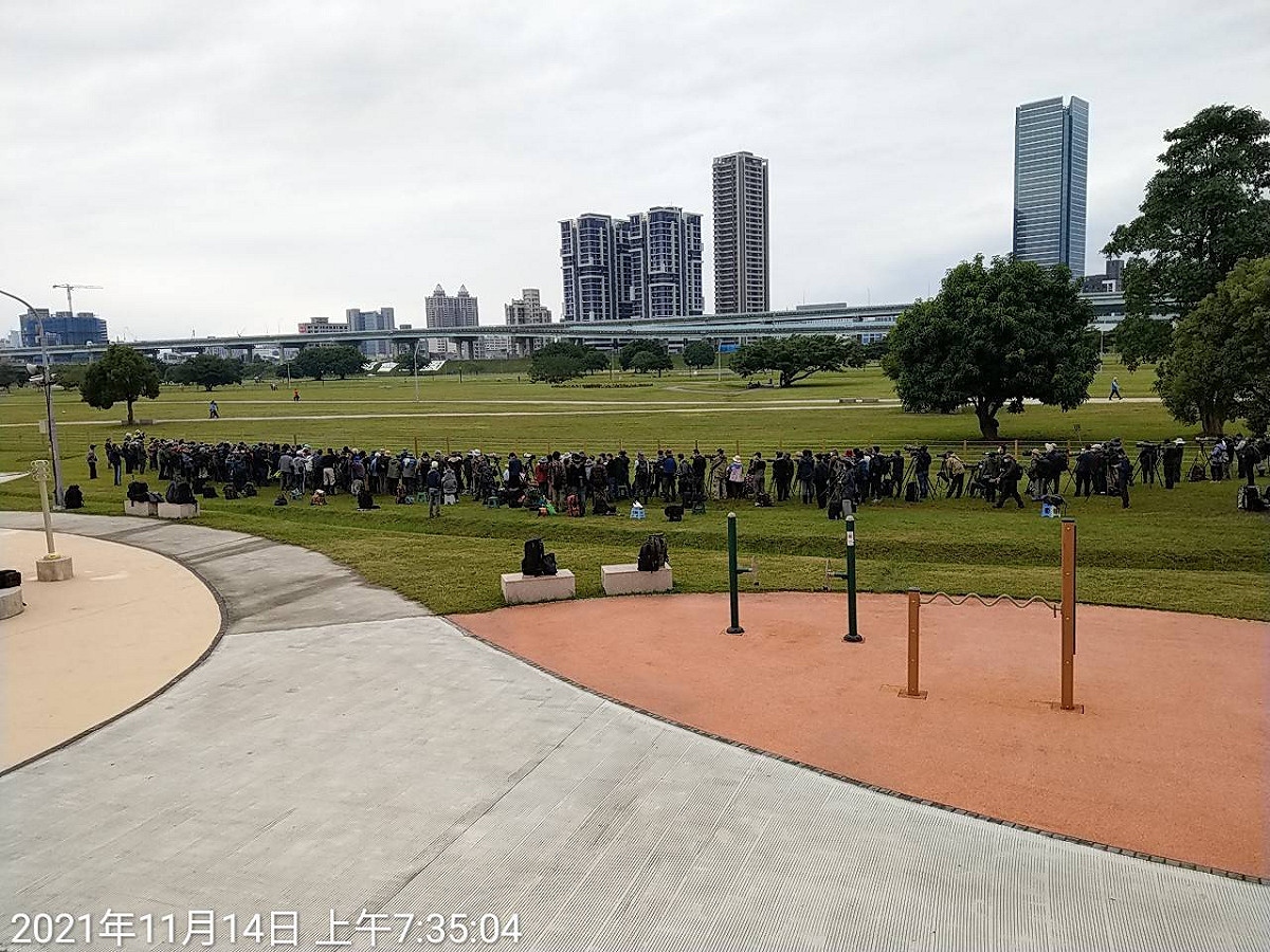 「沙䳭」於今日現蹤新北熊猴森樂園。 圖：新北市水利局提供