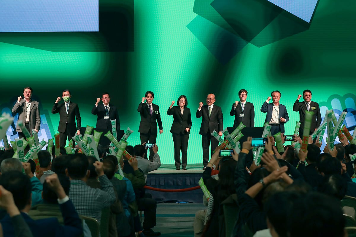 民進黨今日召開第十九屆第二次全國黨員代表大會。 圖：民進黨提供