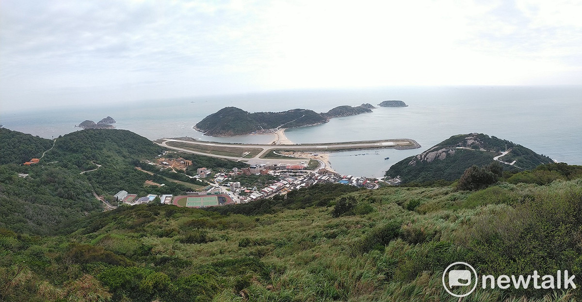 北竿機場及大坵島。 唐復年/攝