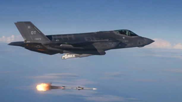 美國空軍 F-35A 戰機。 圖：翻攝自美國空軍（資料照）