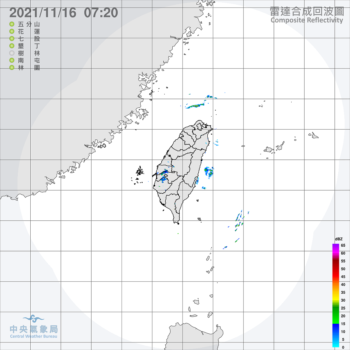 本週的好天氣剩今天，大致來說，北台灣不會太冷也不會太熱，只有東半部、馬祖地區與大台北山區有零星短暫雨。 圖：中央氣象局/提供