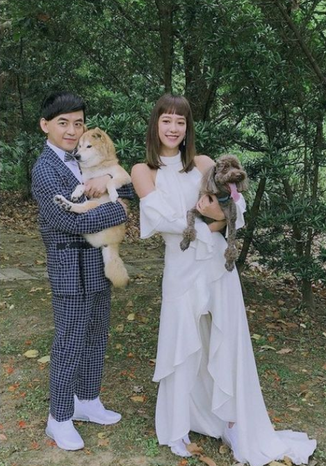 黃子佼和孟耿如在去年3月登記結婚，昨(16)日孟耿如在社群上公布懷孕3個月的喜訊。 圖：翻攝自IG/summer1991720