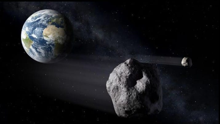 NASA觀測運算，11月19日將有3顆小行星「接近」地球。 圖：翻攝NASA官網