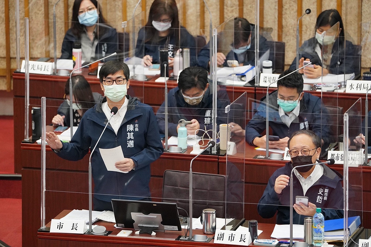 陳其邁表示將對聯發科招手。 圖：高雄市政府提供