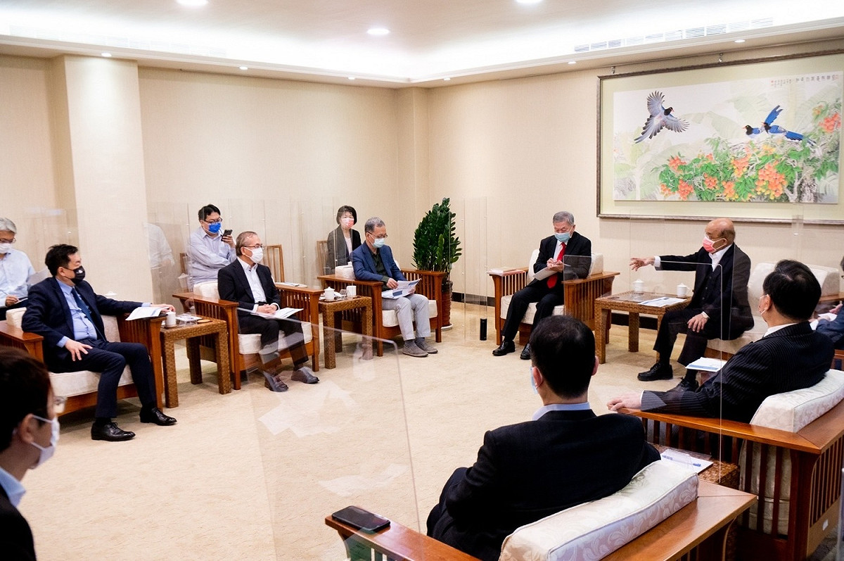 行政院舉辦擴大防疫會議 圖：行政院提供