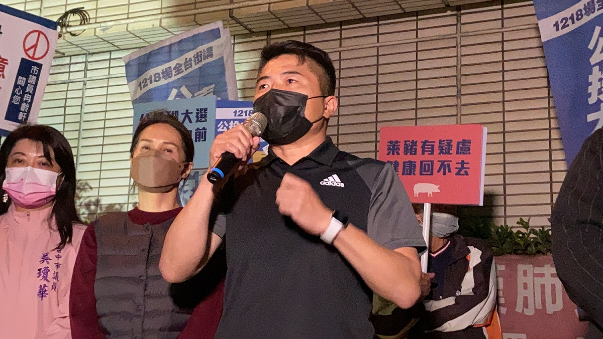針對被指涉台中港碼頭經營權，顏寬恒表示，「一切都讓證據說話，到法院說清楚」。 圖：顏寬恒競選總部／提供（資料照片）