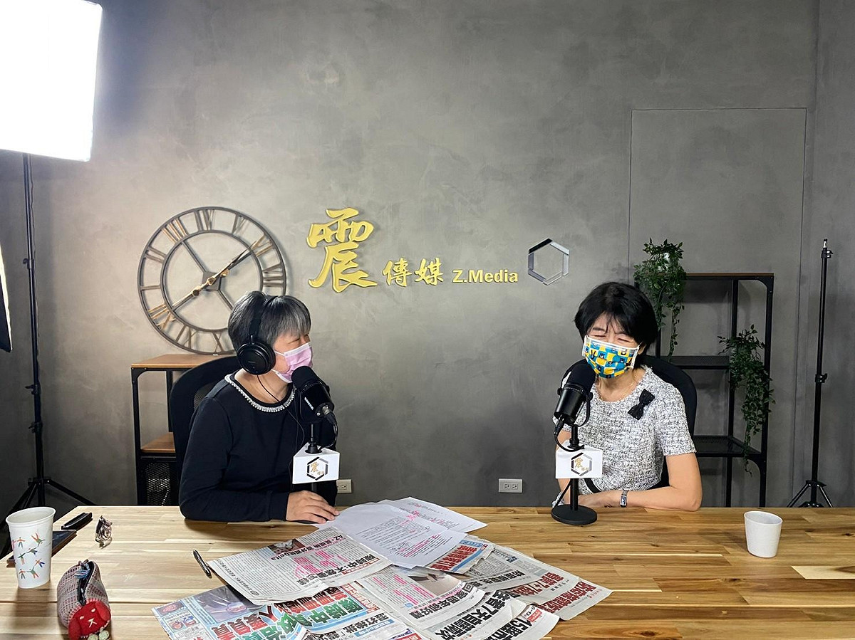 台北市長夫人陳佩琪接受震傳媒「新聞不芹菜」專訪。 圖：新聞不芹菜 / 提供