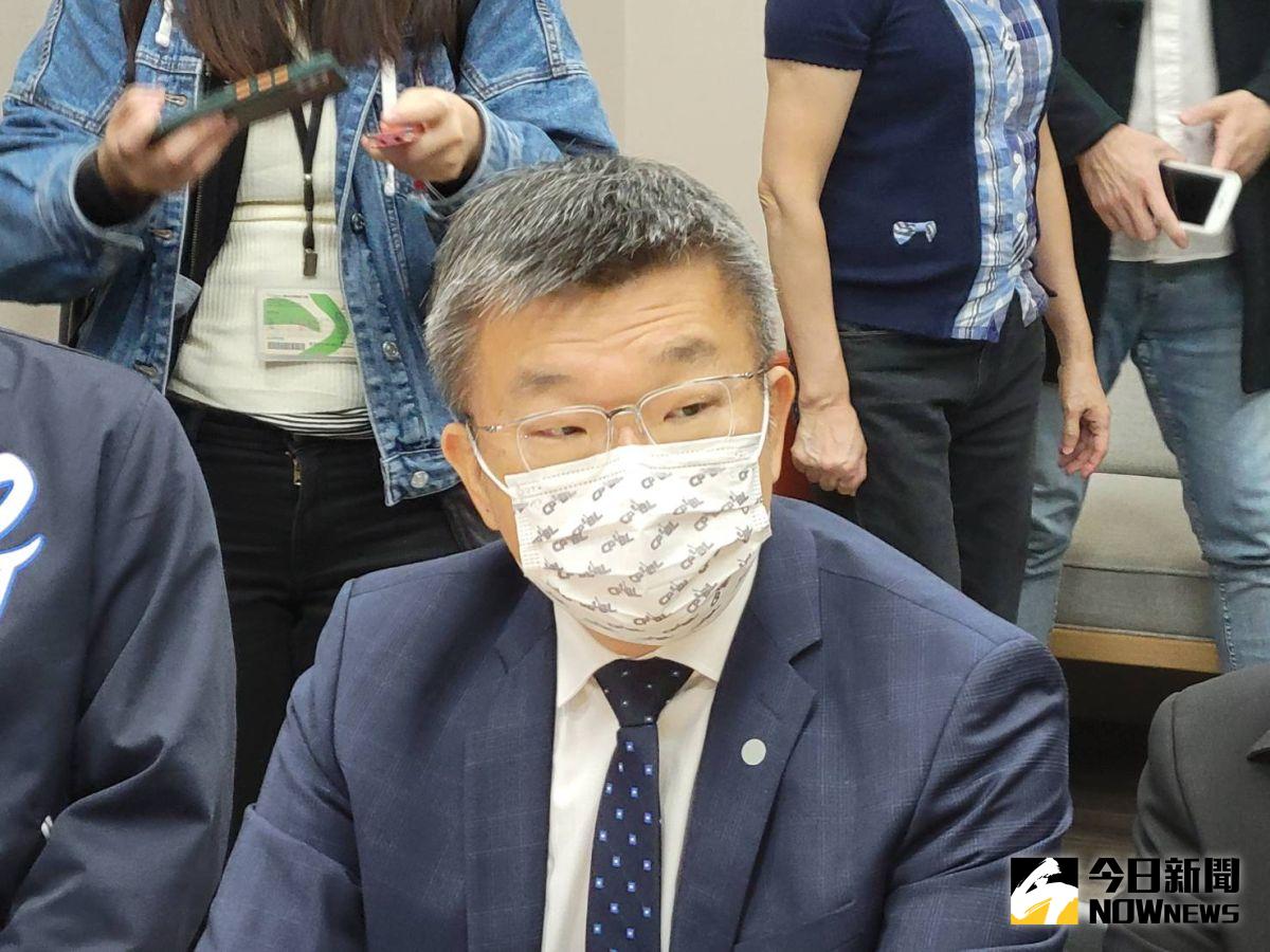中職會長蔡其昌。 圖／黃建霖攝