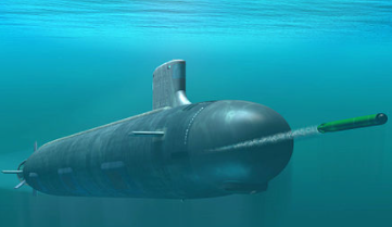 美國海軍最新核子動力潛艦維吉尼亞級，具有近海的反恐任務和情報監聽能力。(示意圖) 圖 : 翻攝自維基百科
