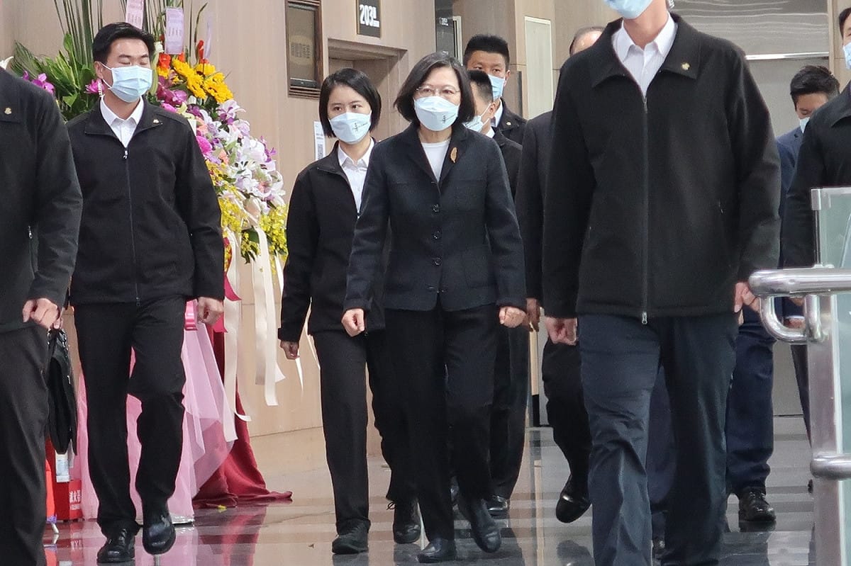 總統蔡英文23日出席台灣智庫20週年活動 圖：林朝億/攝