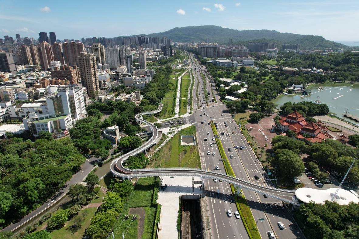 高雄市區鐵路地下化園道開闢工程-左營計畫。 圖：工程會提供
