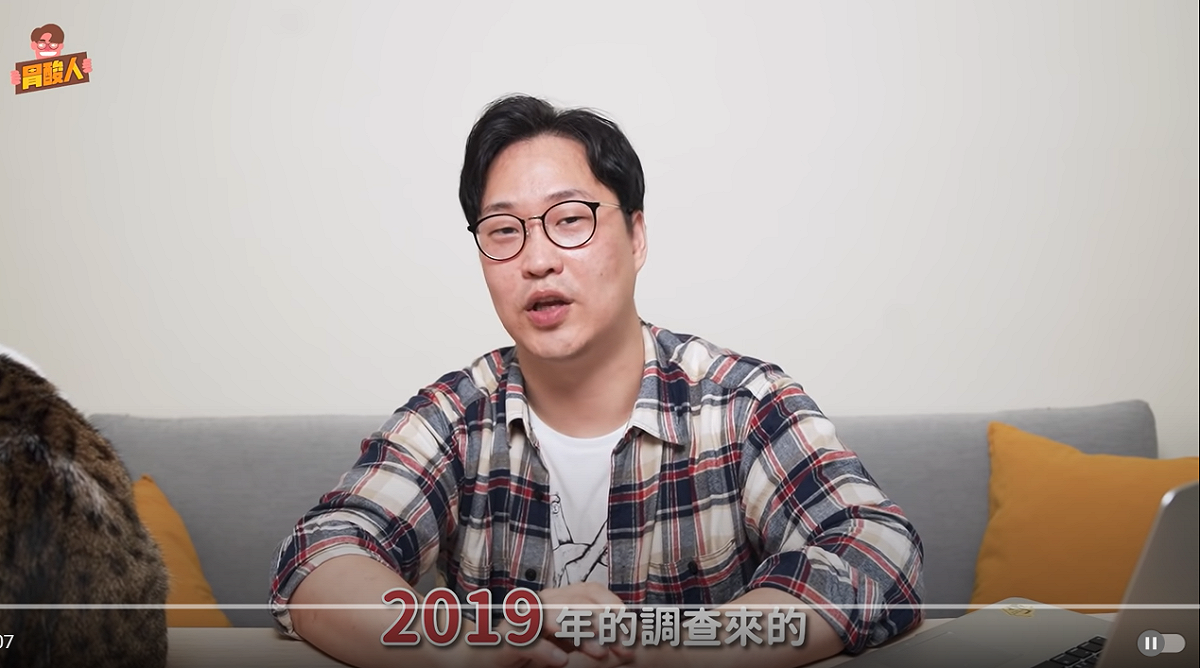 韓國YouTuber胃酸人公布2019年韓國人最愛的旅遊城市。 圖：翻攝自胃酸人YouTube頻道