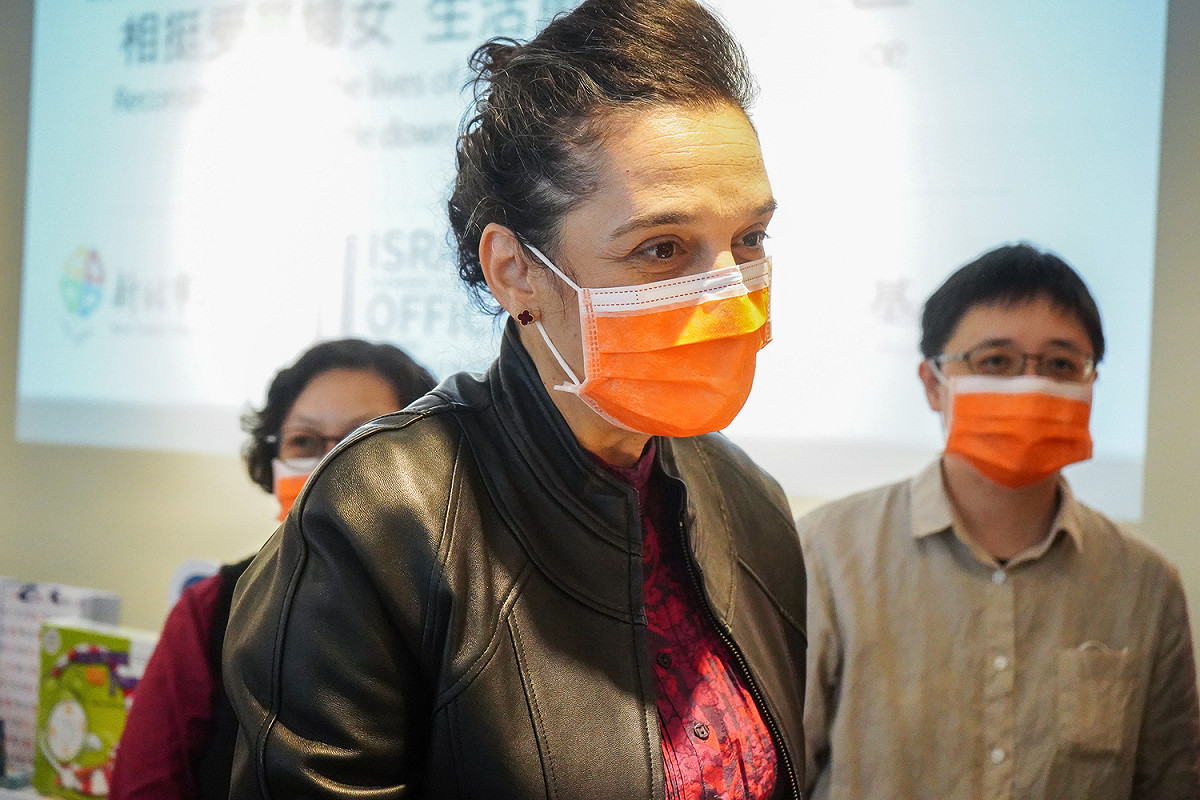 以色列駐台代表柯斯畢夫人。 圖：林口區公所提供