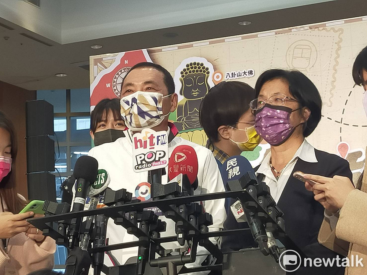 侯友宜肯定彰化縣長王惠美近年來用最熱情、負責的態度把彰化縣經營的有聲有色。 圖：林昀真／攝