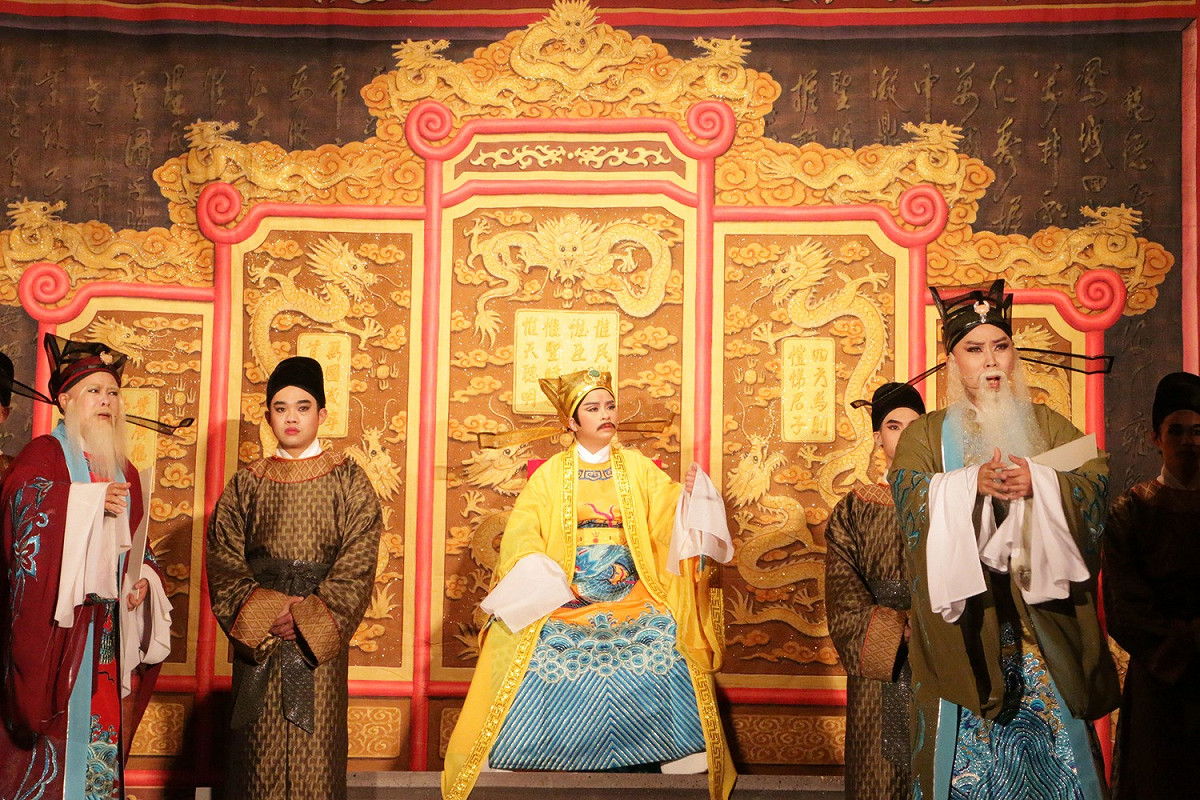 唐美雲歌仔戲團-佘太君掛帥演出劇照(四)。 圖：新北市文化局提供