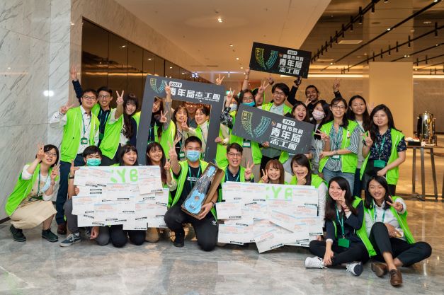 高雄市政府青年局志工團交流。 圖：高雄市青年局提供