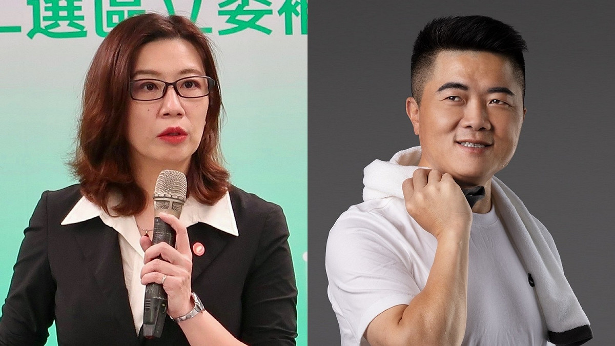 1月9日將進行中二選區立委補選，民進黨林靜儀（左）及國民黨顏寬恒（右）最後衝刺。 圖：林朝億攝/擷取自顏寬恒臉書（新頭殼合成）