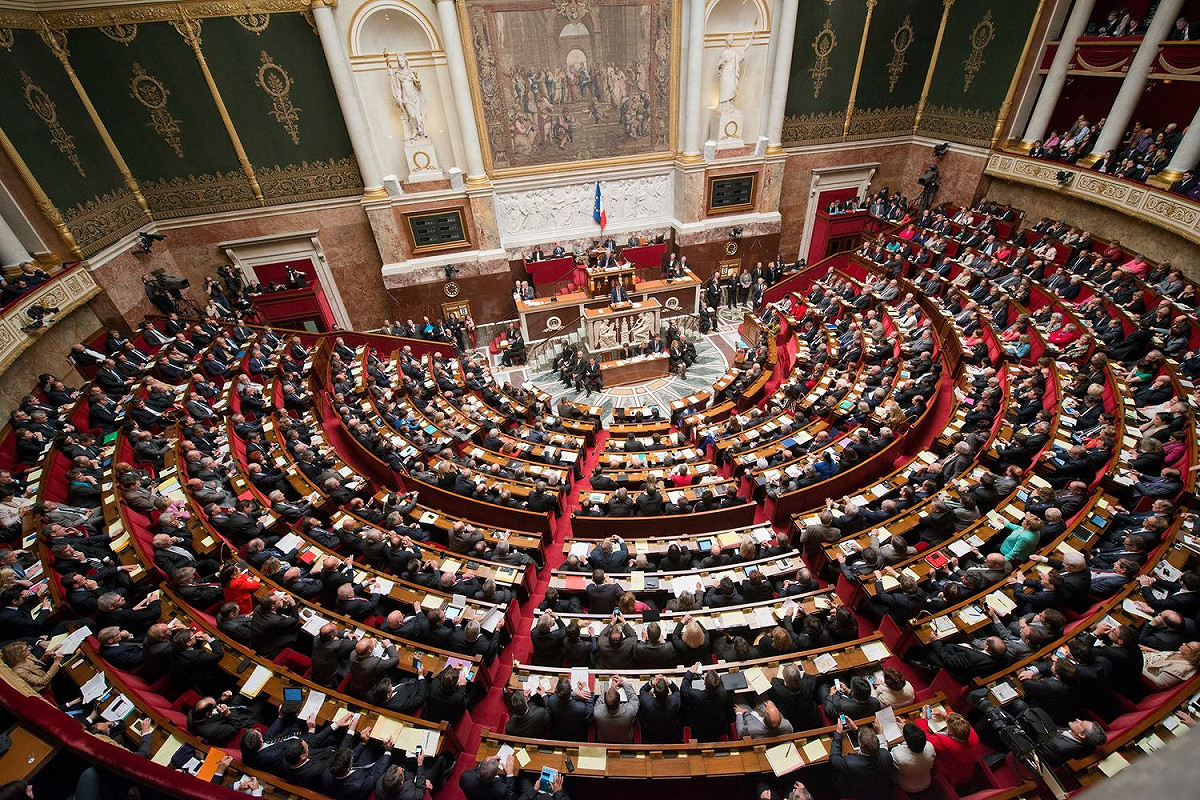 法國國民議會今天以壓倒性票數，通過支持台灣參與國際組織決議案。 圖：取自Assemblée nationale臉書（資料照）