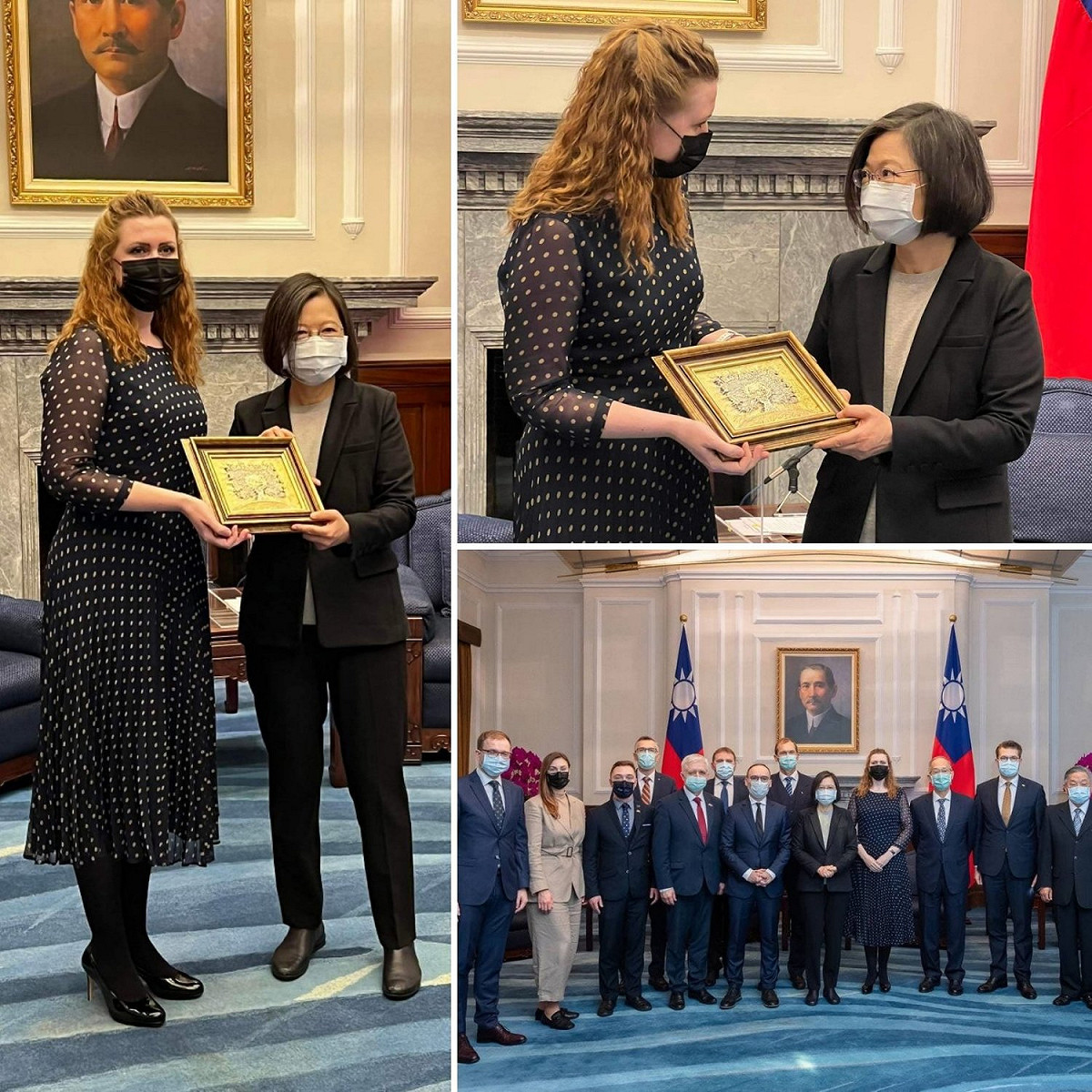 此次參與訪台的立陶宛議員薩卡利埃內（Dovilė Šakalienė） 圖:翻攝自Dovilė Šakalienė推特