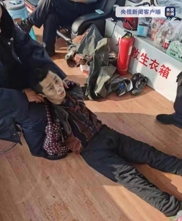 朝鮮籍囚犯朱賢健逃亡41天後，28日在中國吉林市豐滿區松花湖一帶被捕。 圖：翻攝自紅星新聞微博