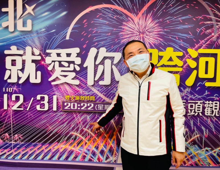 侯友宜表示，2024年完工的淡江大橋，有機會可以辦得像澳洲雪梨跨年煙火一樣的精彩。 圖：新北市高灘地工程管理處提供