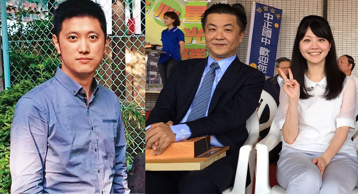 痛毆高嘉瑜的林秉樞（左）今（1日）凌晨被警方在板橋馥都飯店拘提，林還當場打電話給呂秋遠求救。 圖：翻攝臉書
