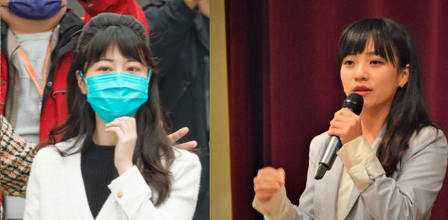 立委高嘉瑜(左)、高雄市議員黃捷(右)。 圖:新頭殼合成